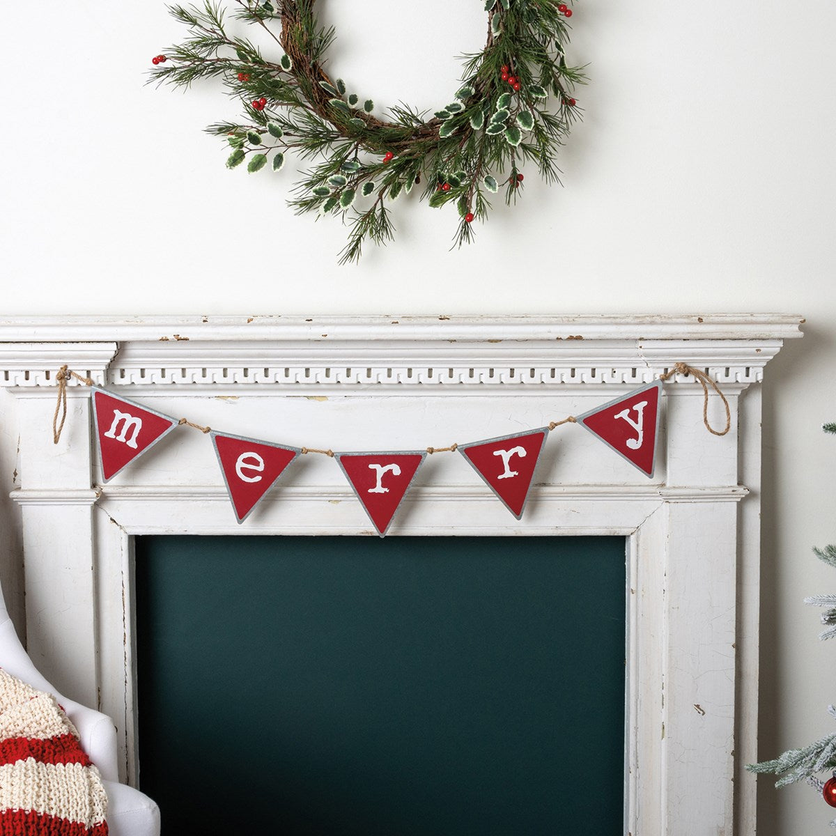 Merry Pennant Banner