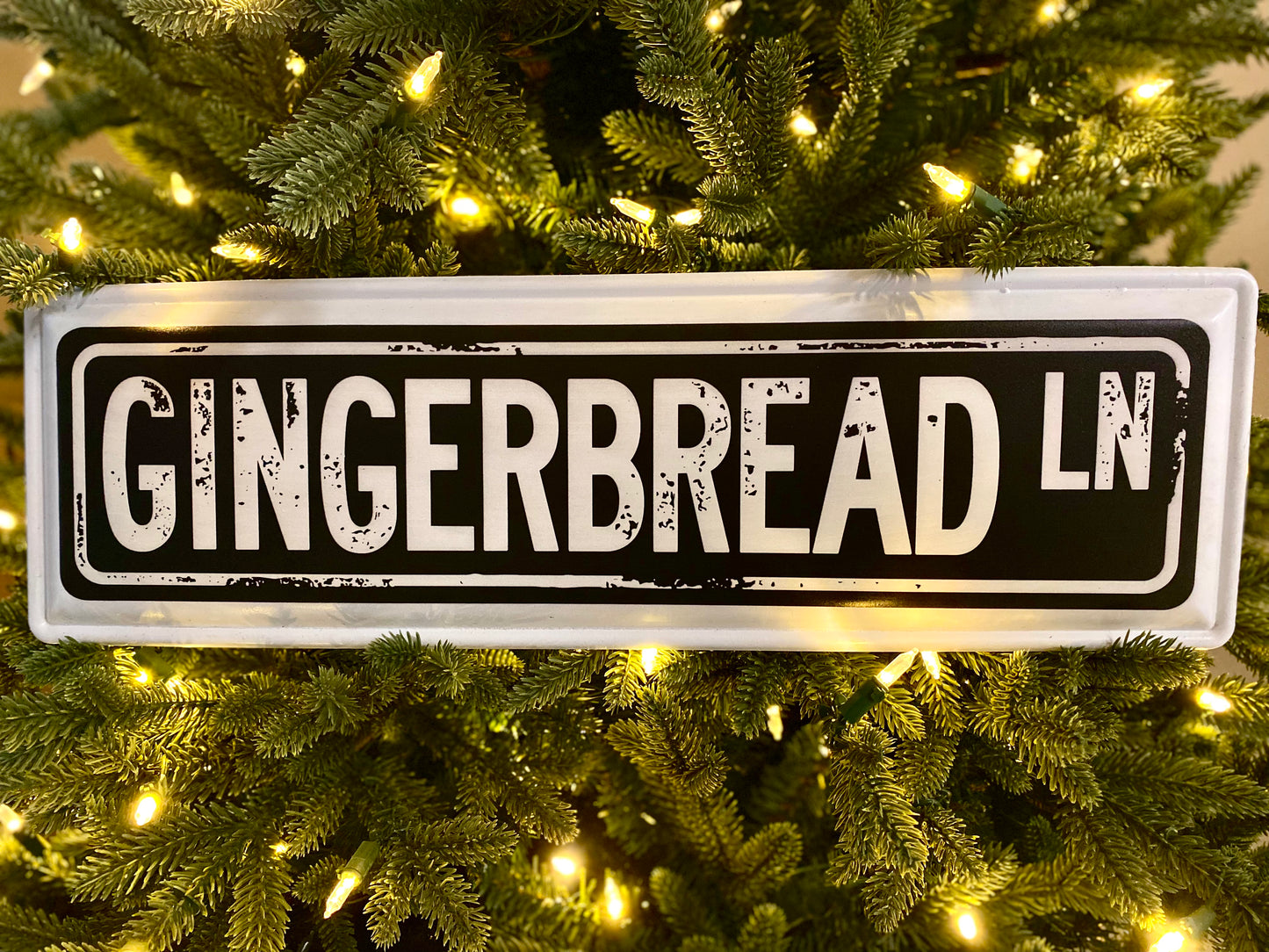 20" Gingerbread Ln Sign