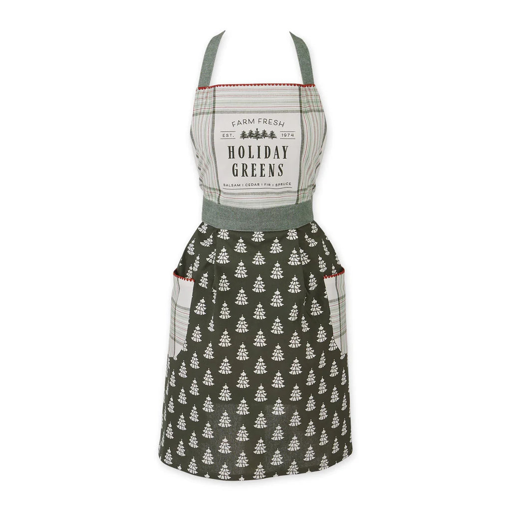 Holiday Greens Apron