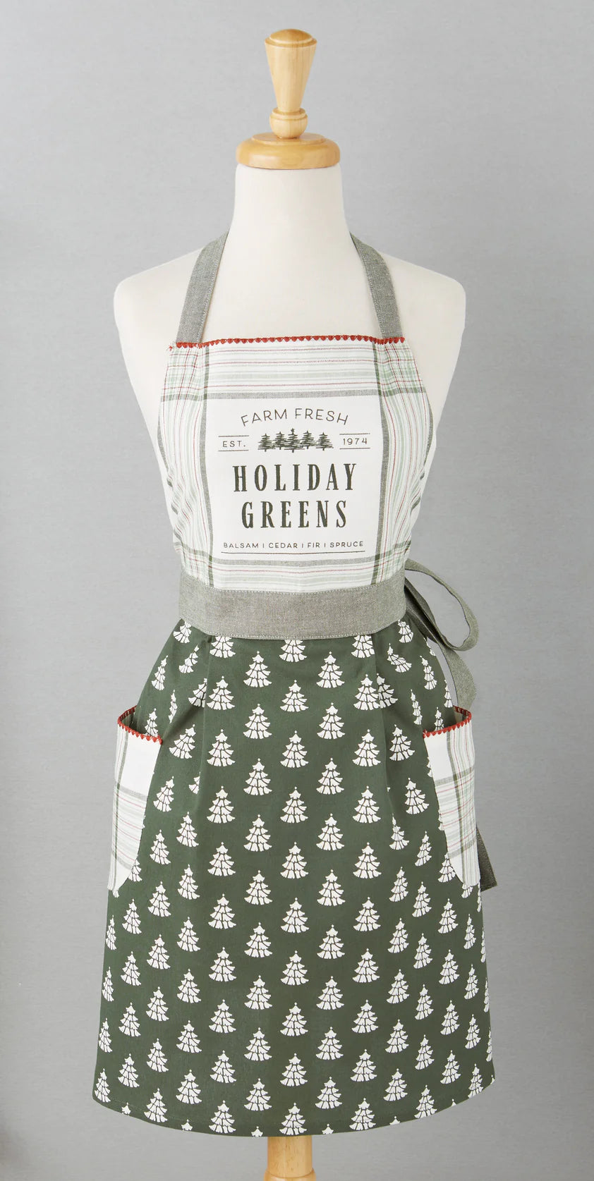 Holiday Greens Apron