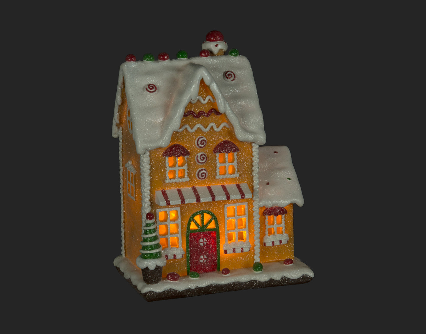 10.5" LED Gingerbread House