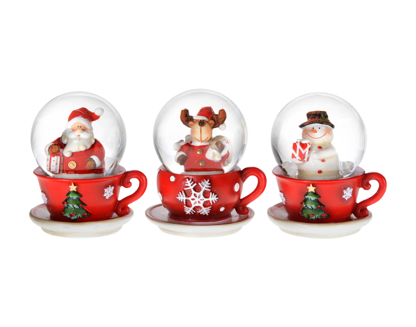 Cup & Saucer Water Globe