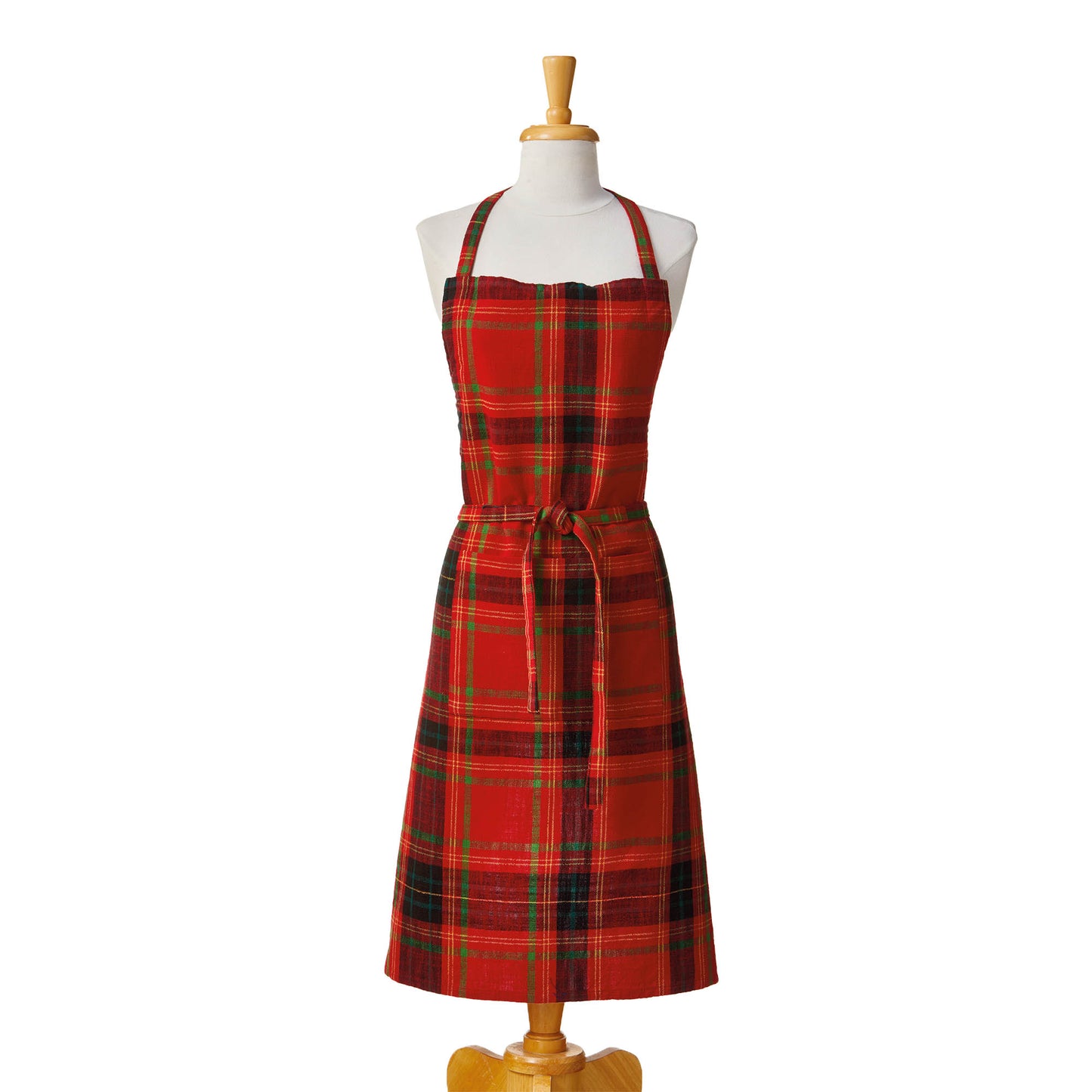 Holiday Plaid Apron