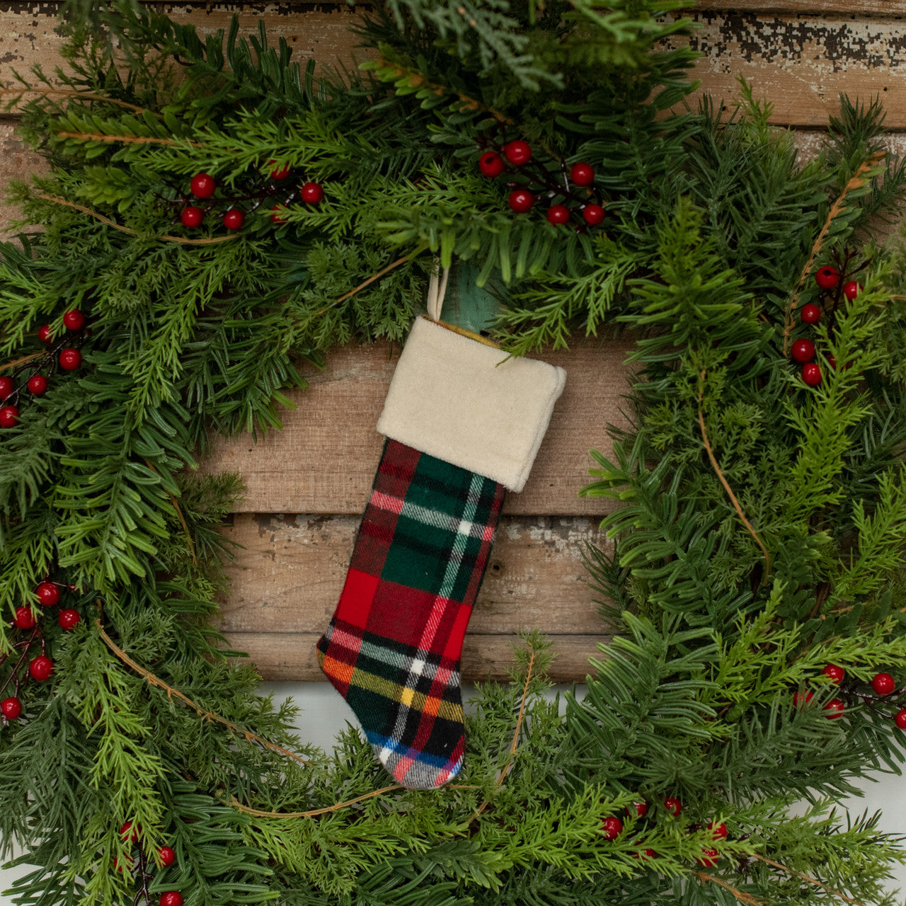 Tartan Stocking Ornament