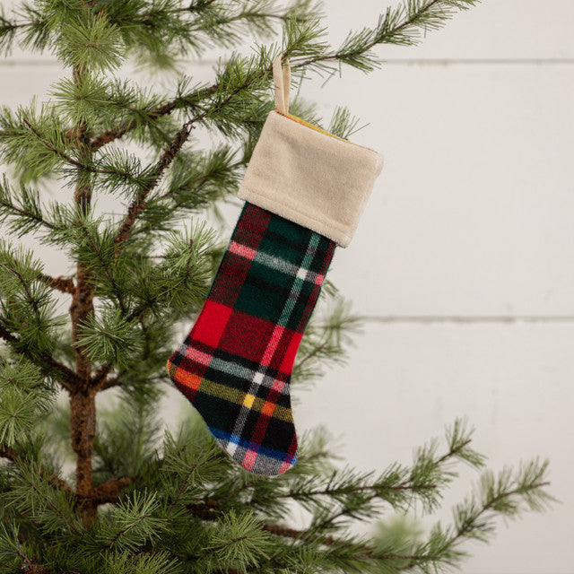 Tartan Stocking Ornament