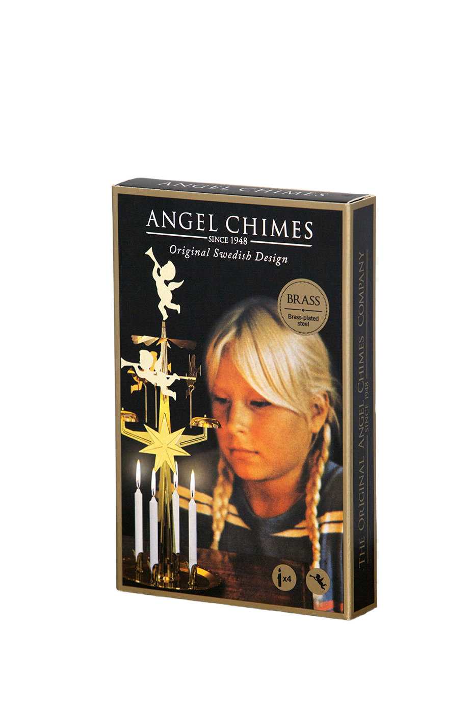 Swedish Angel Chimes - Brass