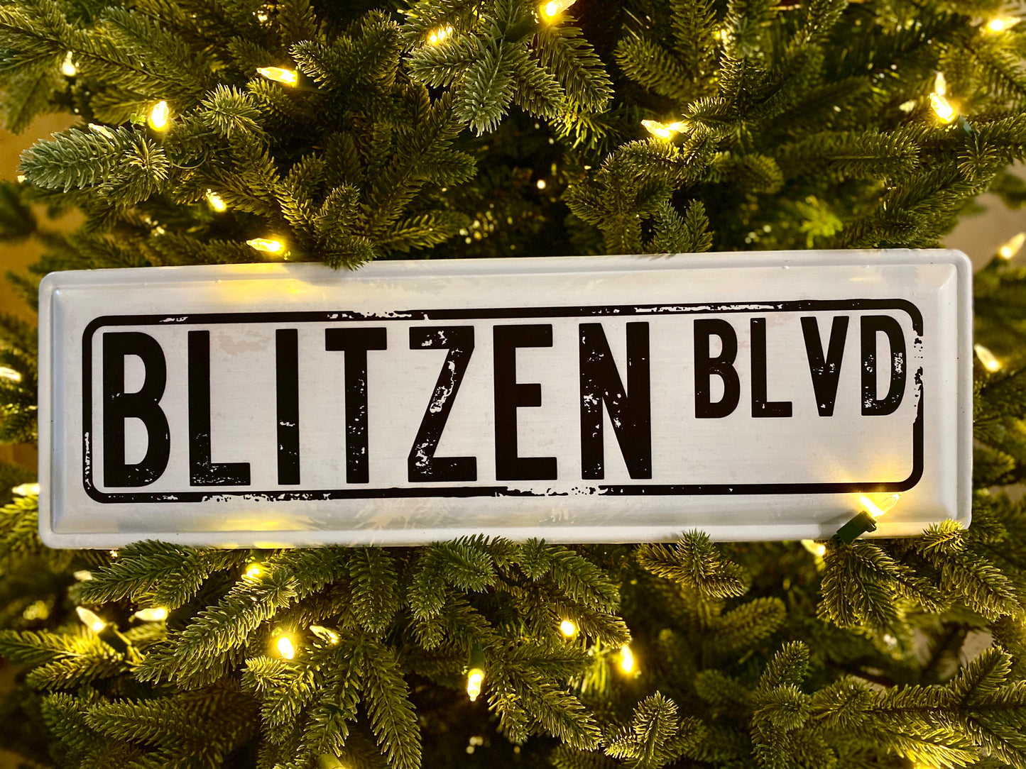 20" Blitzen Blvd Sign