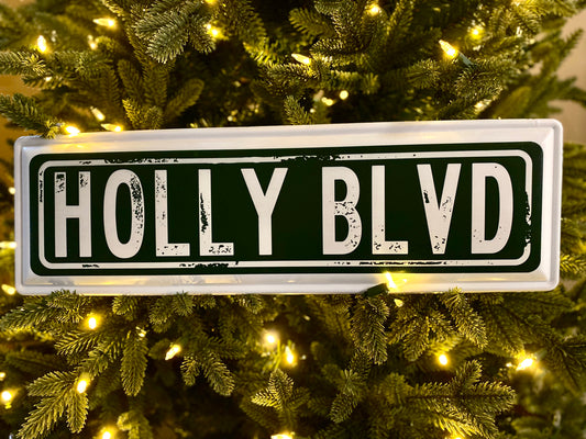 20" Holly Blvd Sign