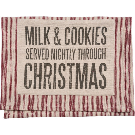 Milk & Cookies Dish Towel