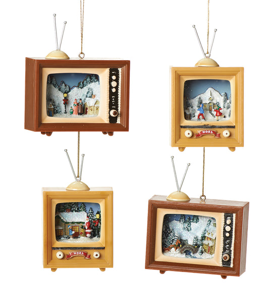Vintage TV Ornament