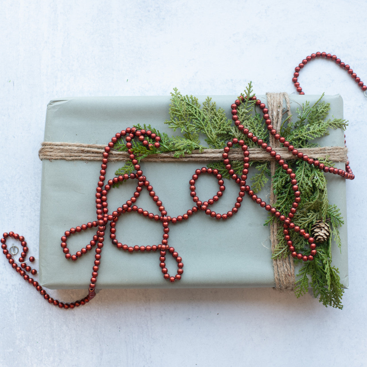 Aged Red Bead Garland