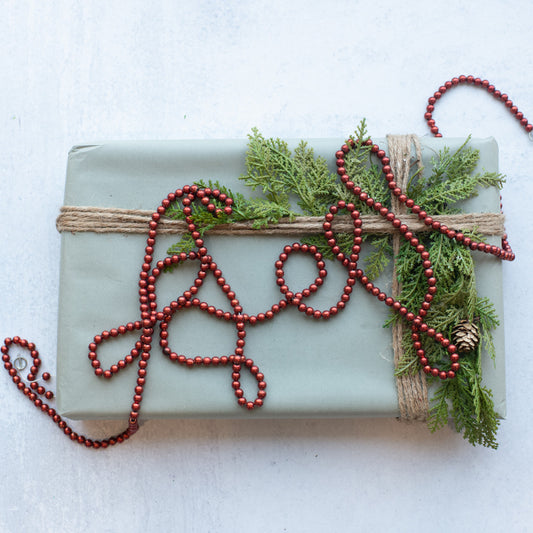 Aged Red Bead Garland