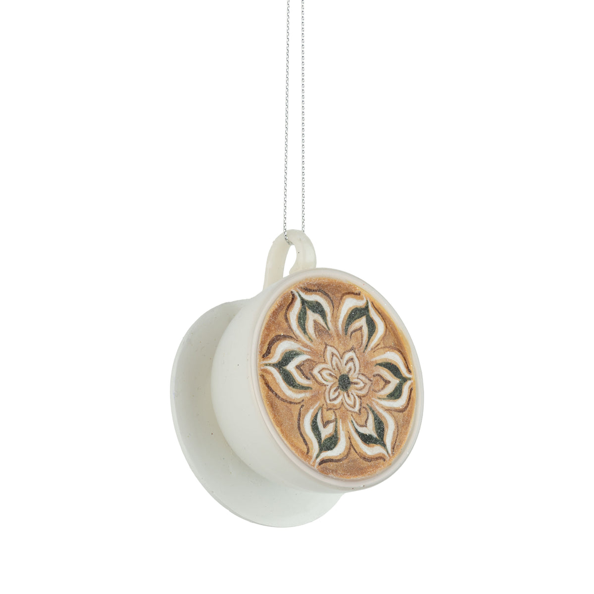 Glass Specialty Coffee Cup Ornament