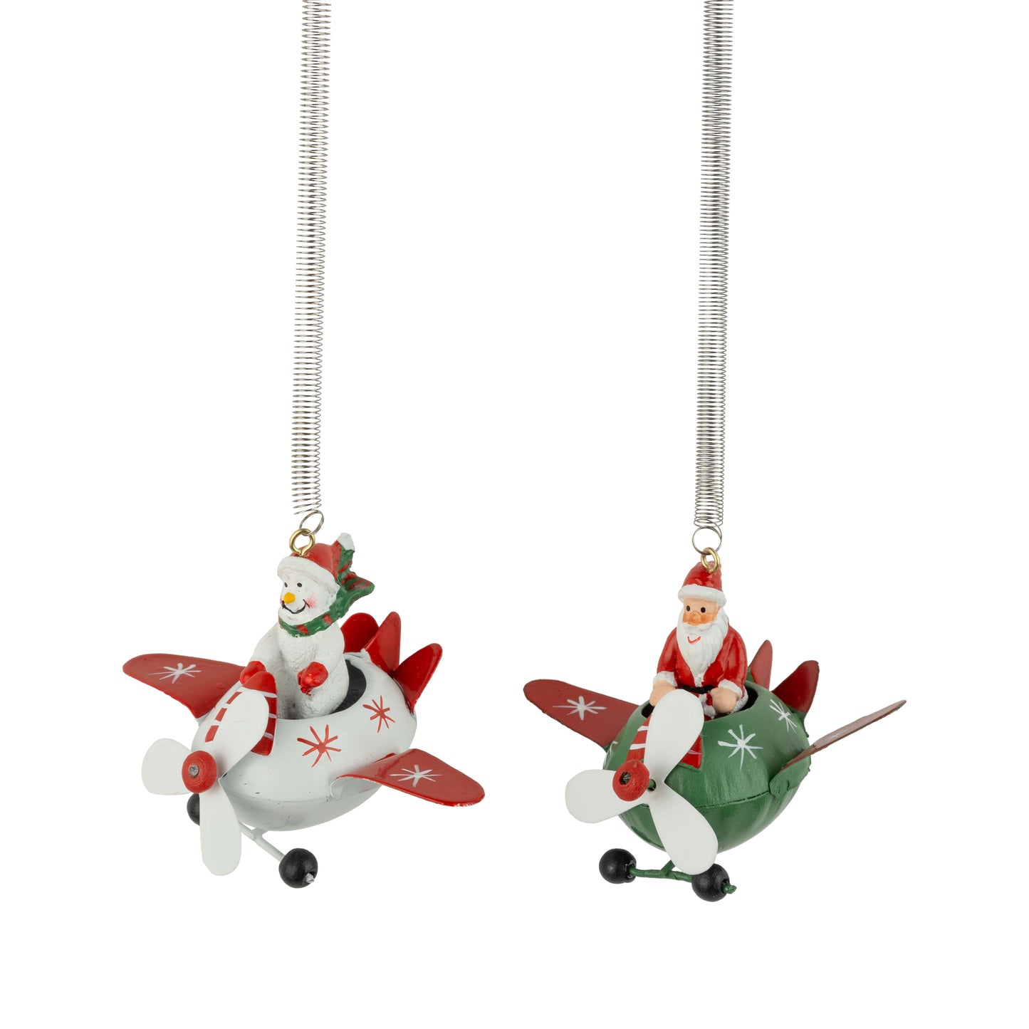 Metal Airplane Ornament