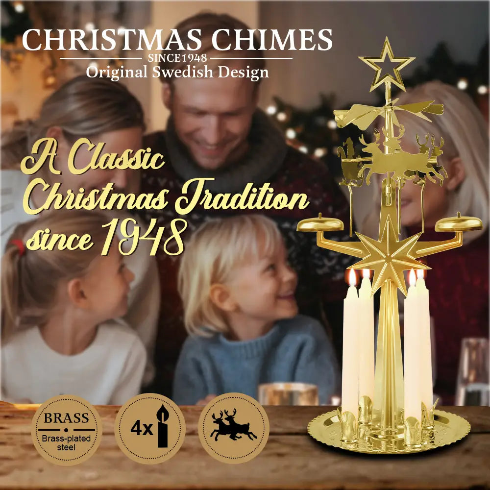 Swedish Christmas Chimes - Brass