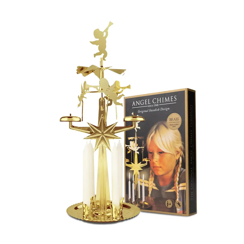 Swedish Angel Chimes - Brass