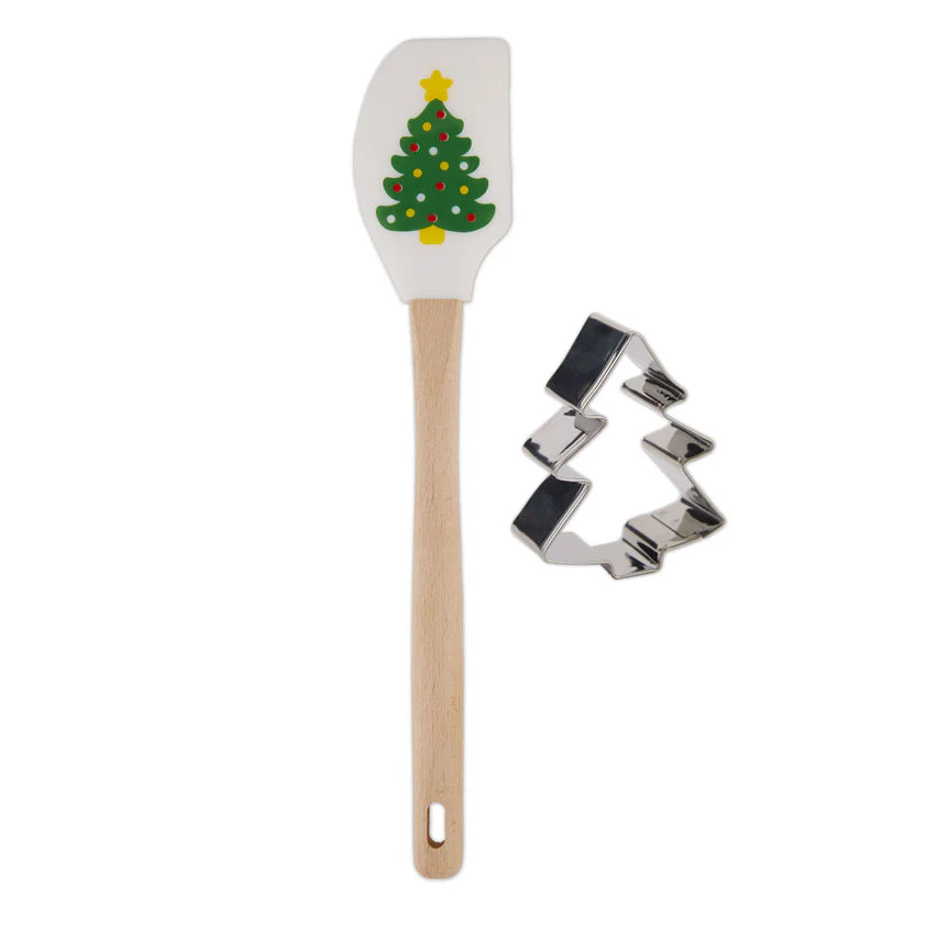 Christmas Spatula & Cookie Cutter Gift Set