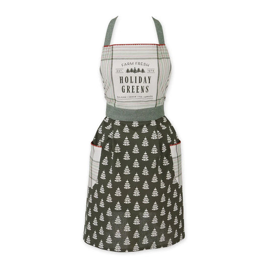 Holiday Greens Apron