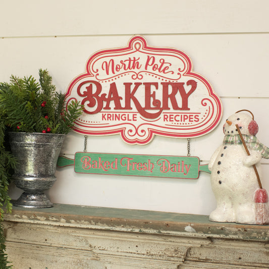 North Pole Bakery Sign