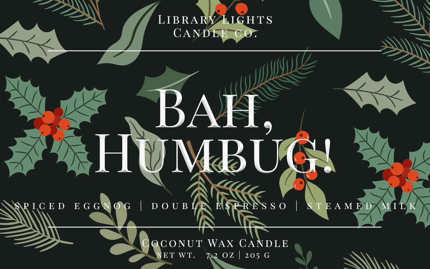 Bah, Humbug! - 8oz Jar Candle