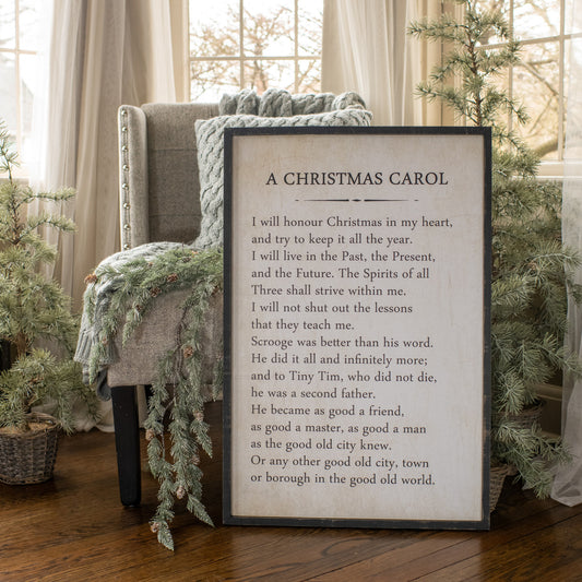 A Christmas Carol Sign