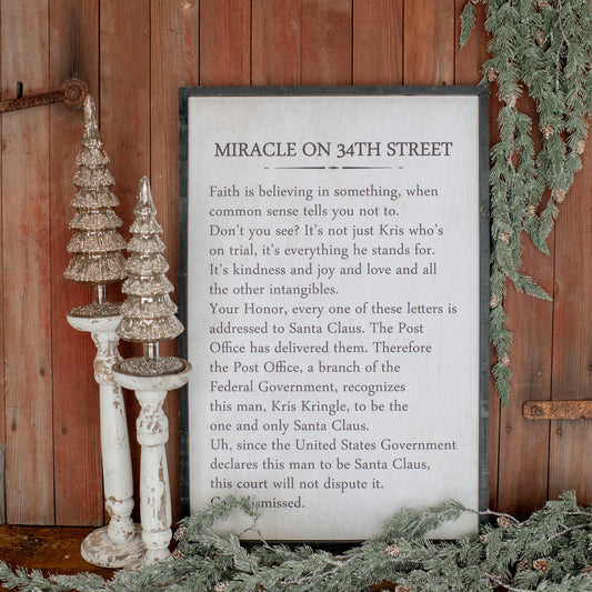 Miracle On 34Th Street Sign