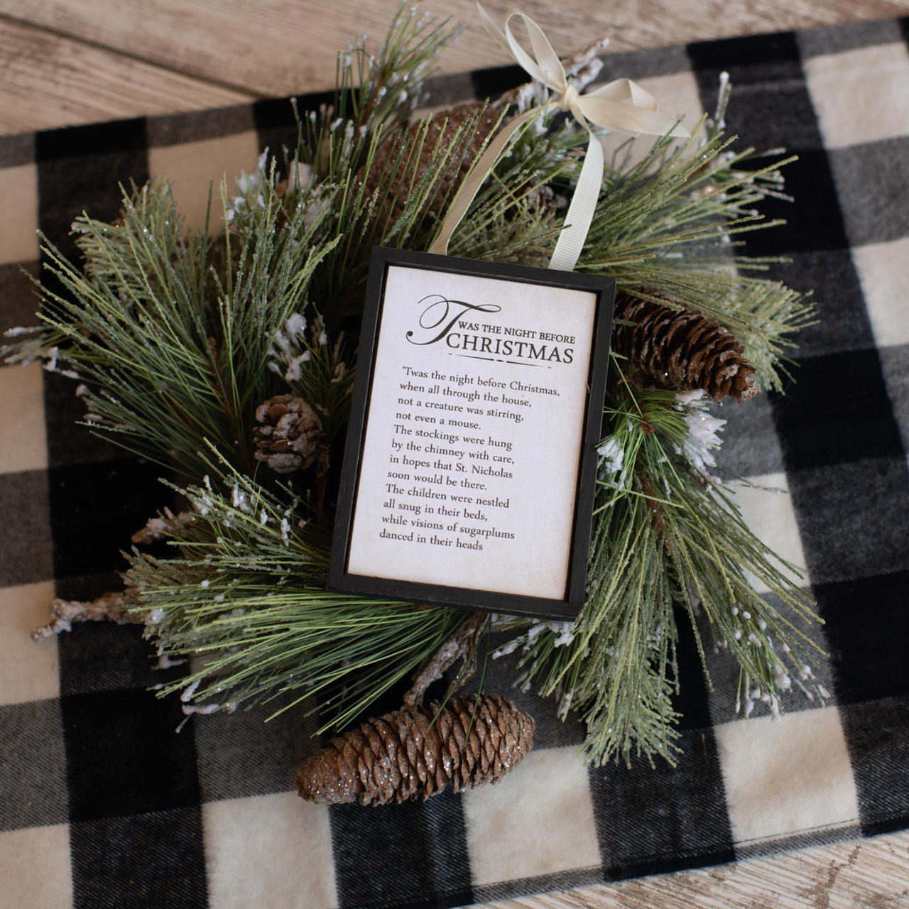 T'was The Night Sign Ornament