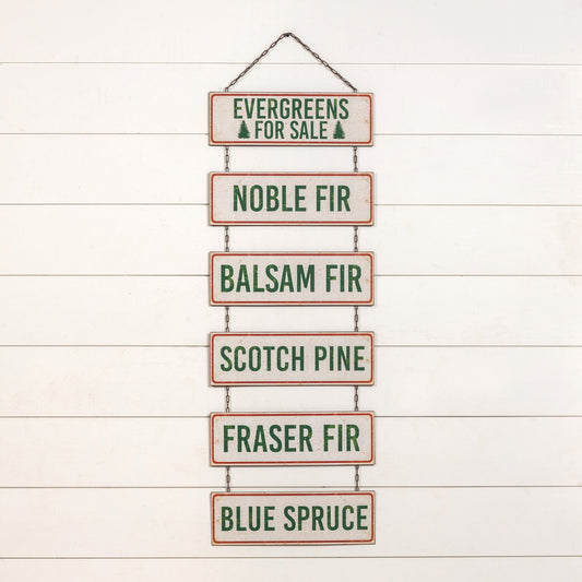 Evergreens For Sale Sign