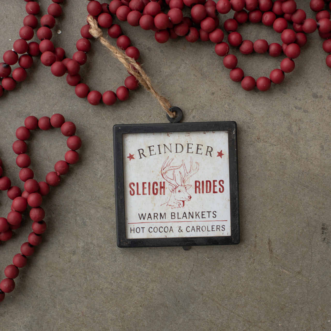 Reindeer Framed Ornament