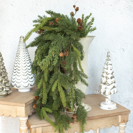 White Spruce & Tsuga Hemlock Hanging Vine