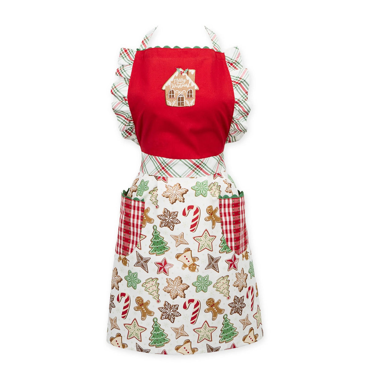 Gingerbread House Embellished Apron