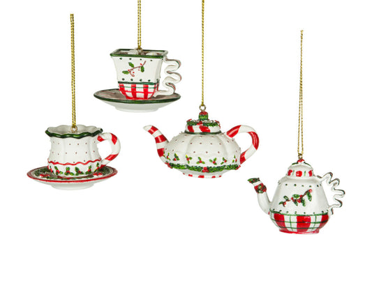 Teapot Teacup Ornaments
