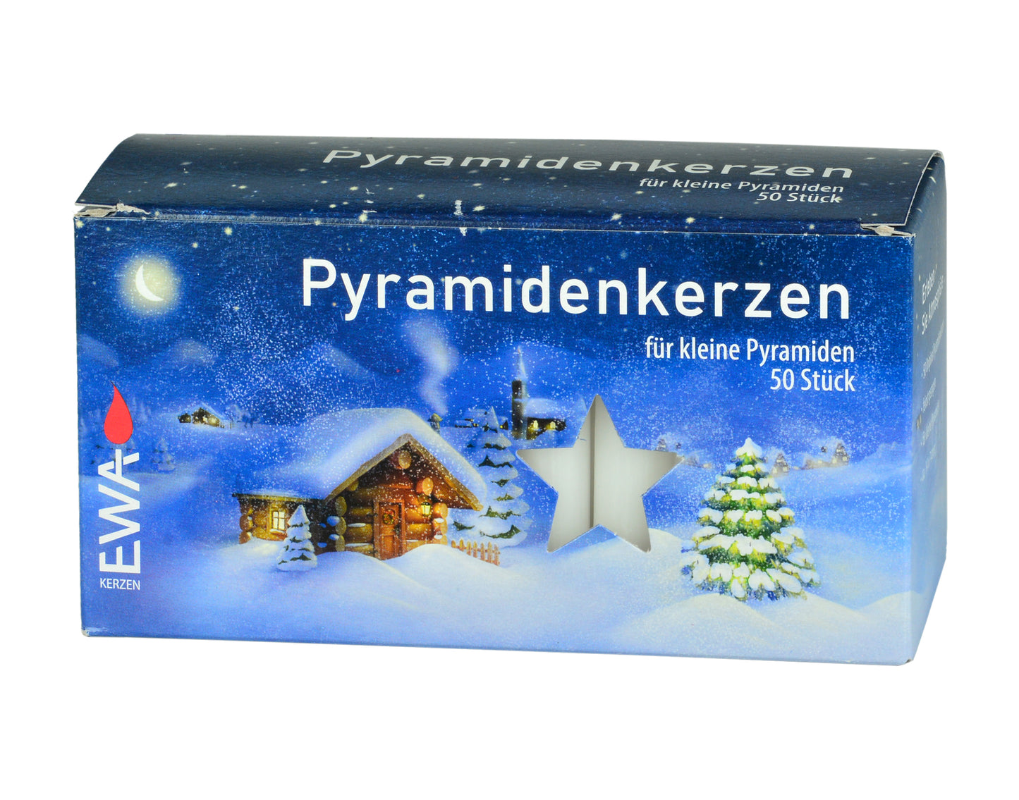 White Pyramid Candles