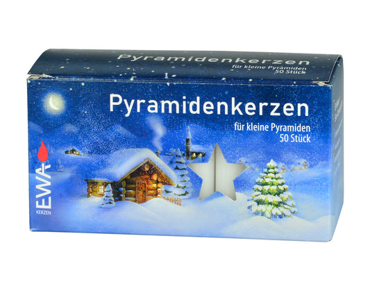 White Pyramid Candles