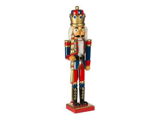 Nutcracker King with Gold Staff