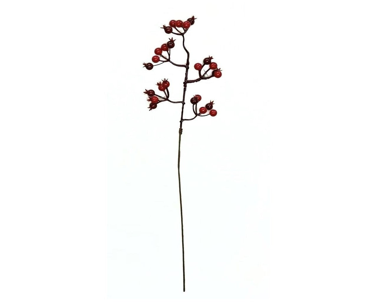 Berry Spray 22" - Burgundy/Red