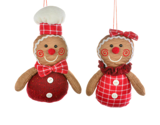 Gingerbread Girl/Boy Soft Ornament