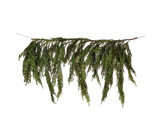 Real Touch Norfolk Pine Dripping Garland