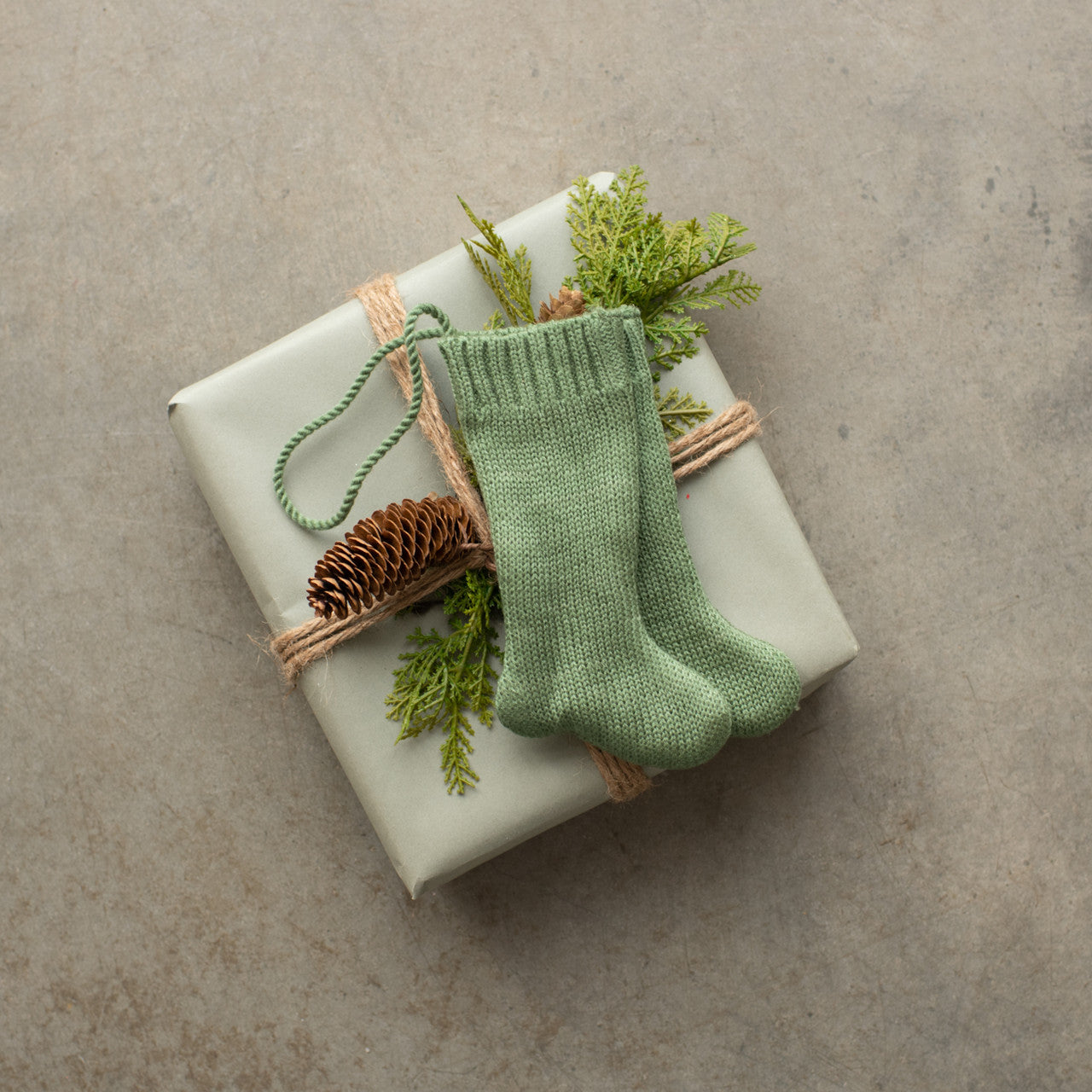 Green Stocking Ornament