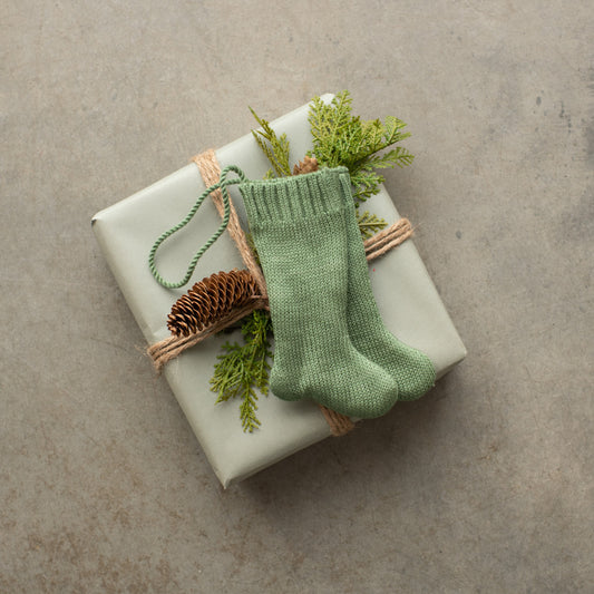 Green Stocking Ornament