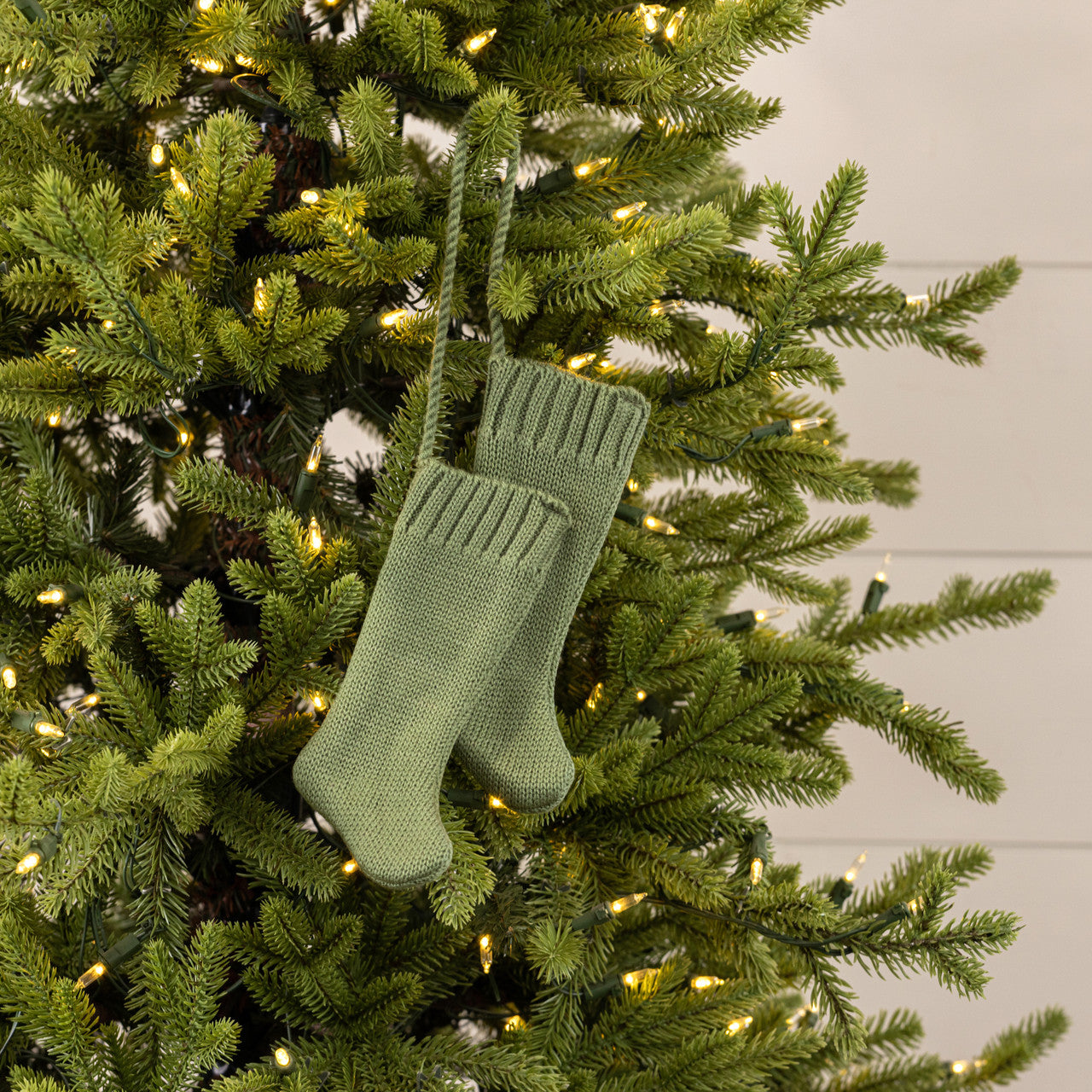 Green Stocking Ornament