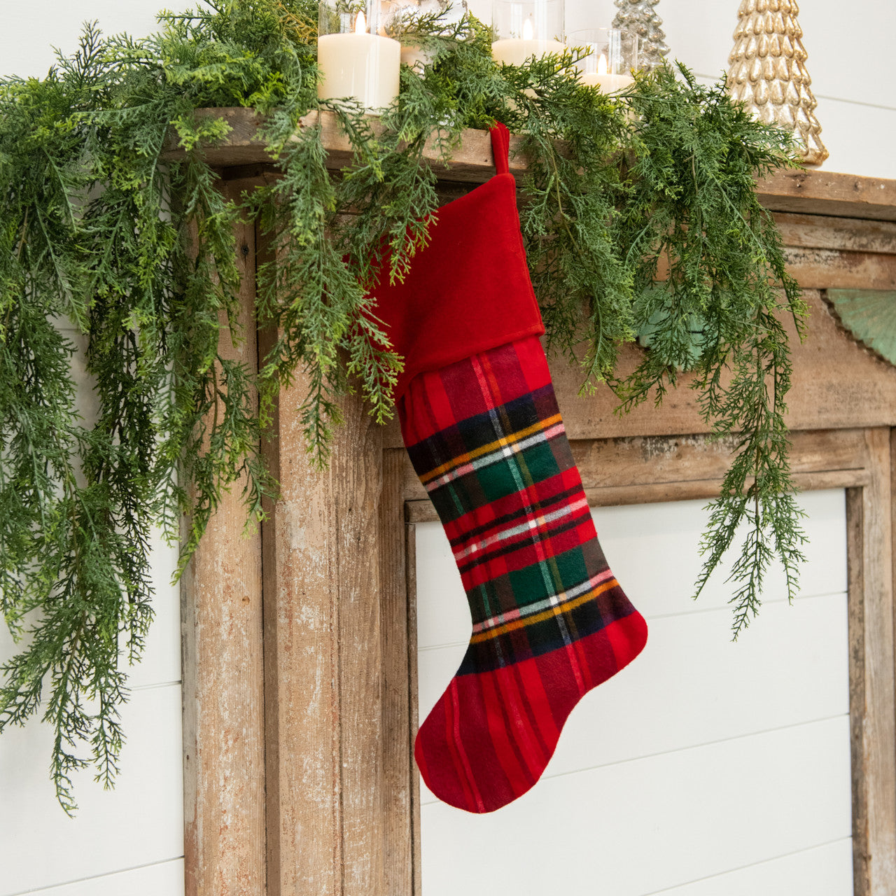 20' Red Tartan Stocking