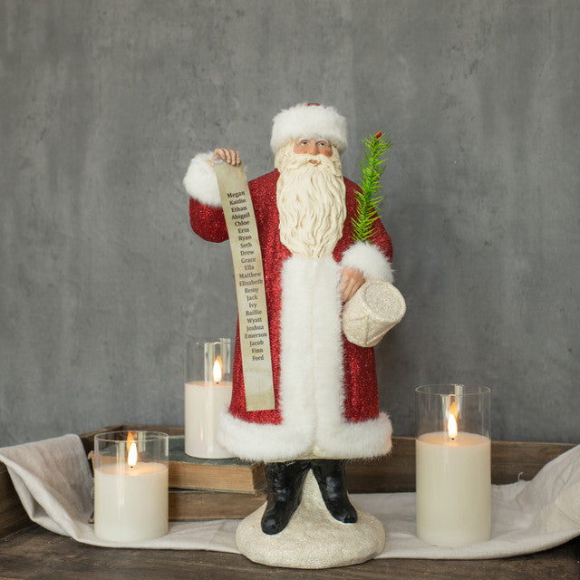 17" Santa Checking Things Twice