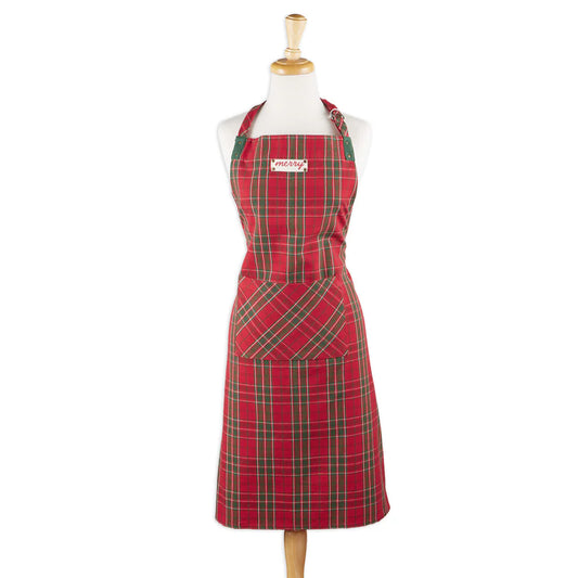 Merry Tartan Apron